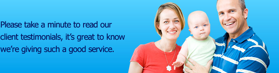 Please take a minute to read our client testimonials, it&rsquo;s great to know we&rsquo;re giving such a good service